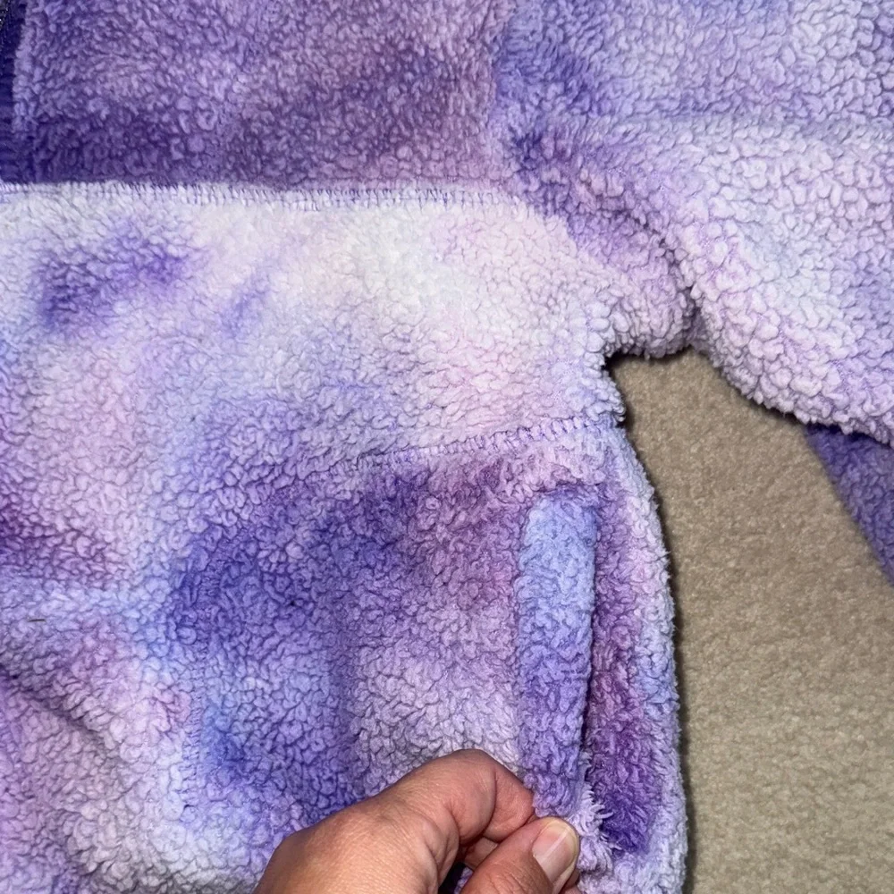 Purple Quarter Zip Fleece